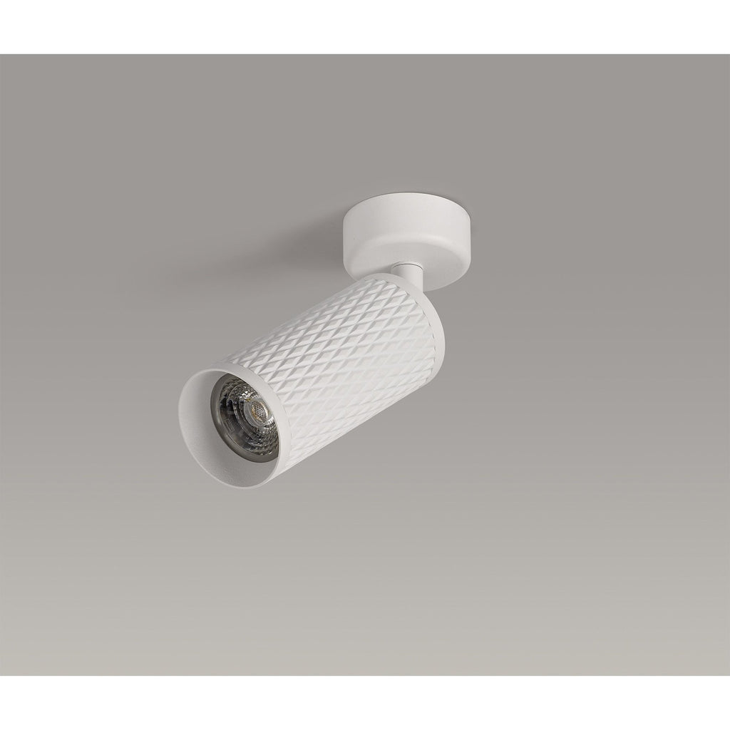 NL80279 Stockholm Surface Mounted Spot  Light 1 Light Sand White