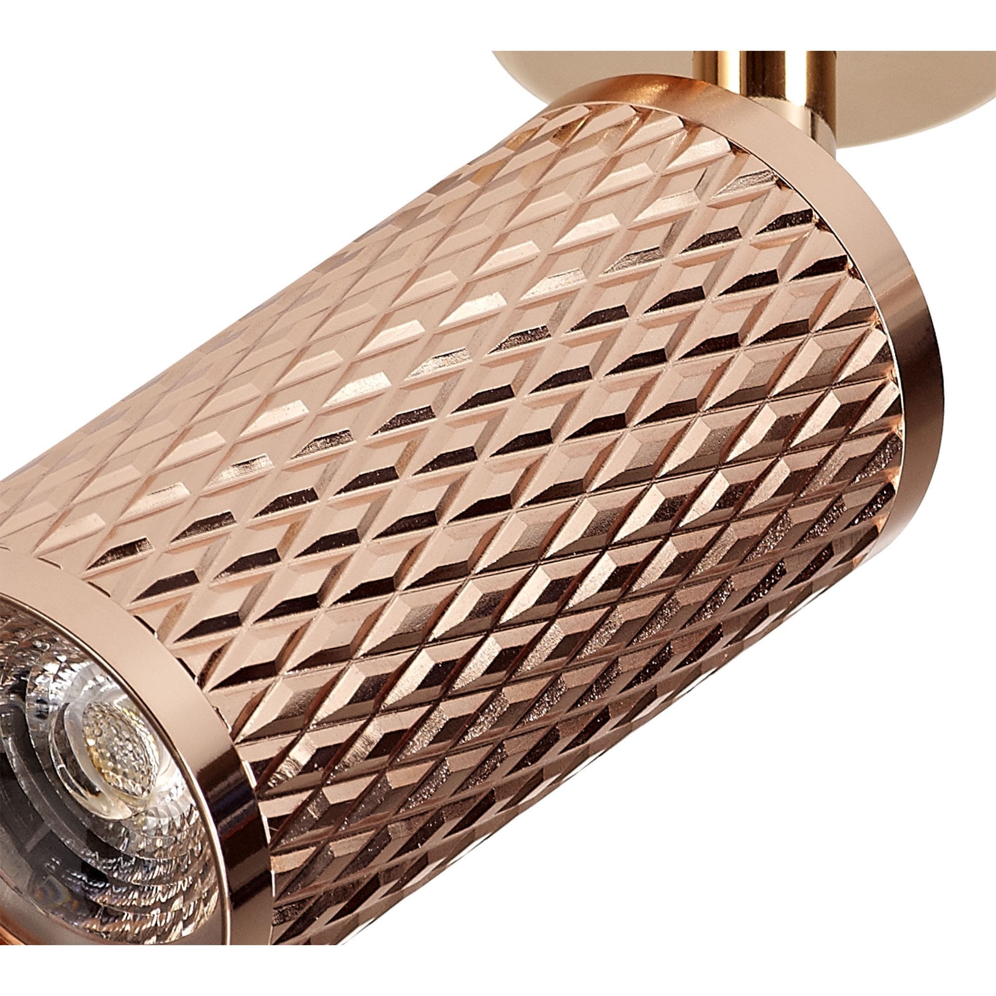 NL80299 Stockholm Surface Mounted Spot  Light 1 Light Rose Gold