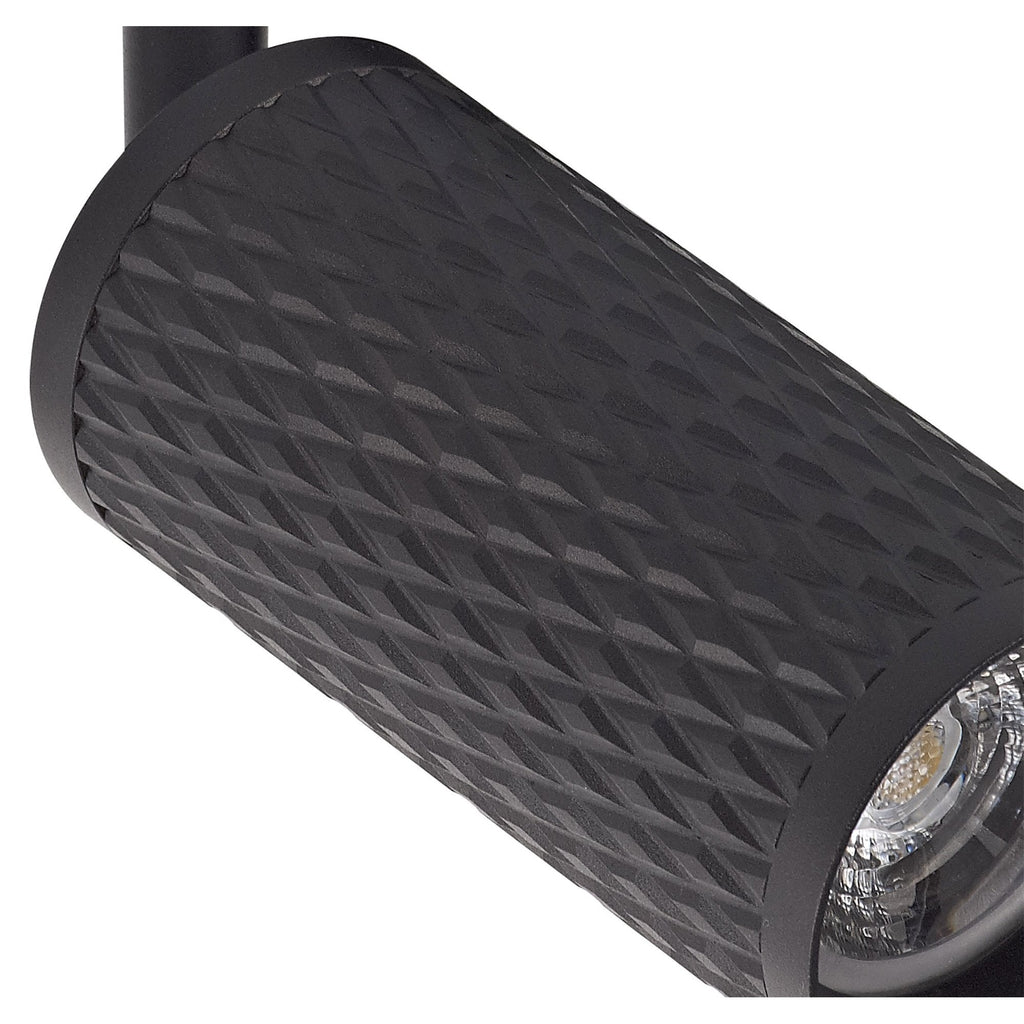 NL80309 Stockholm Track Spot  Light 1 Light Sand Black
