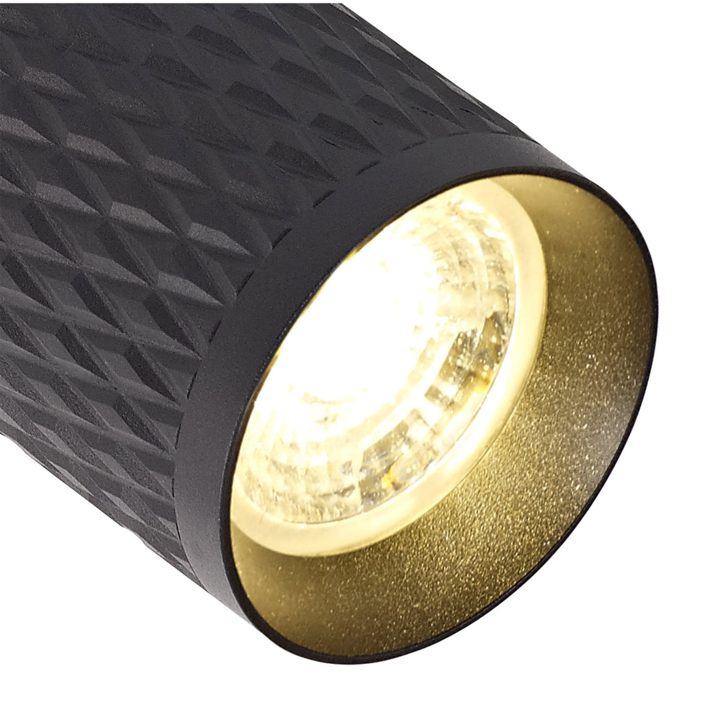 NL80309 Stockholm Track Spot  Light 1 Light Sand Black