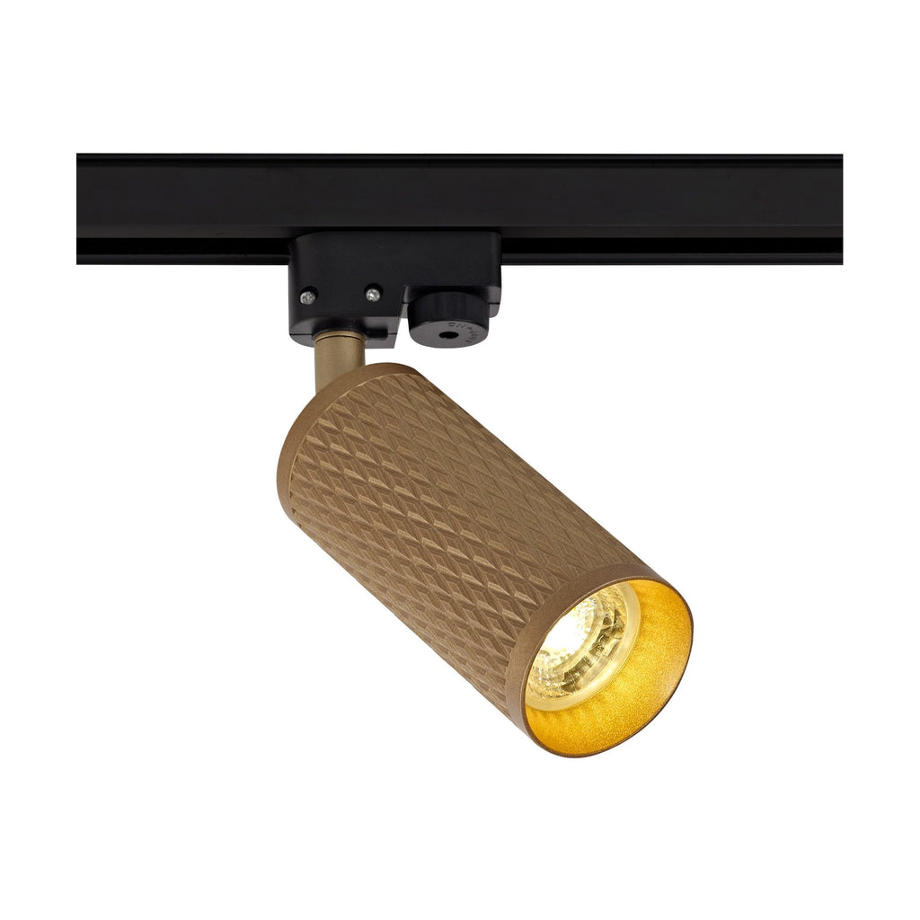NL80329 Stockholm Track Spot  Light 1 Light Champagne Gold