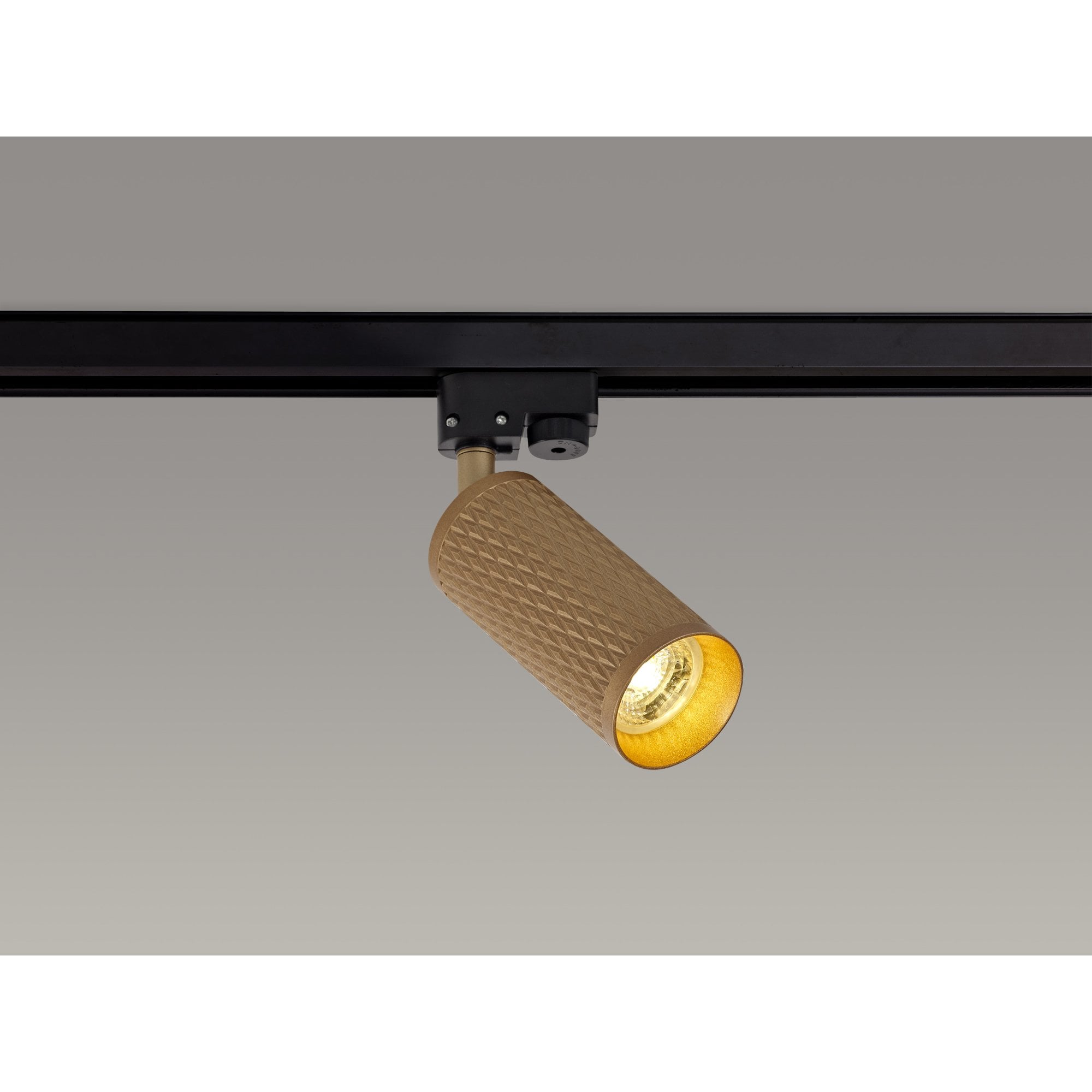 NL80329 Stockholm Track Spot  Light 1 Light Champagne Gold