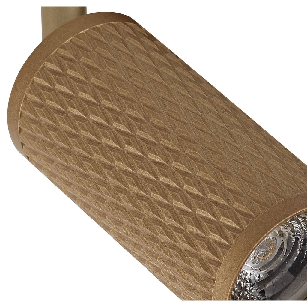 NL80329 Stockholm Track Spot  Light 1 Light Champagne Gold