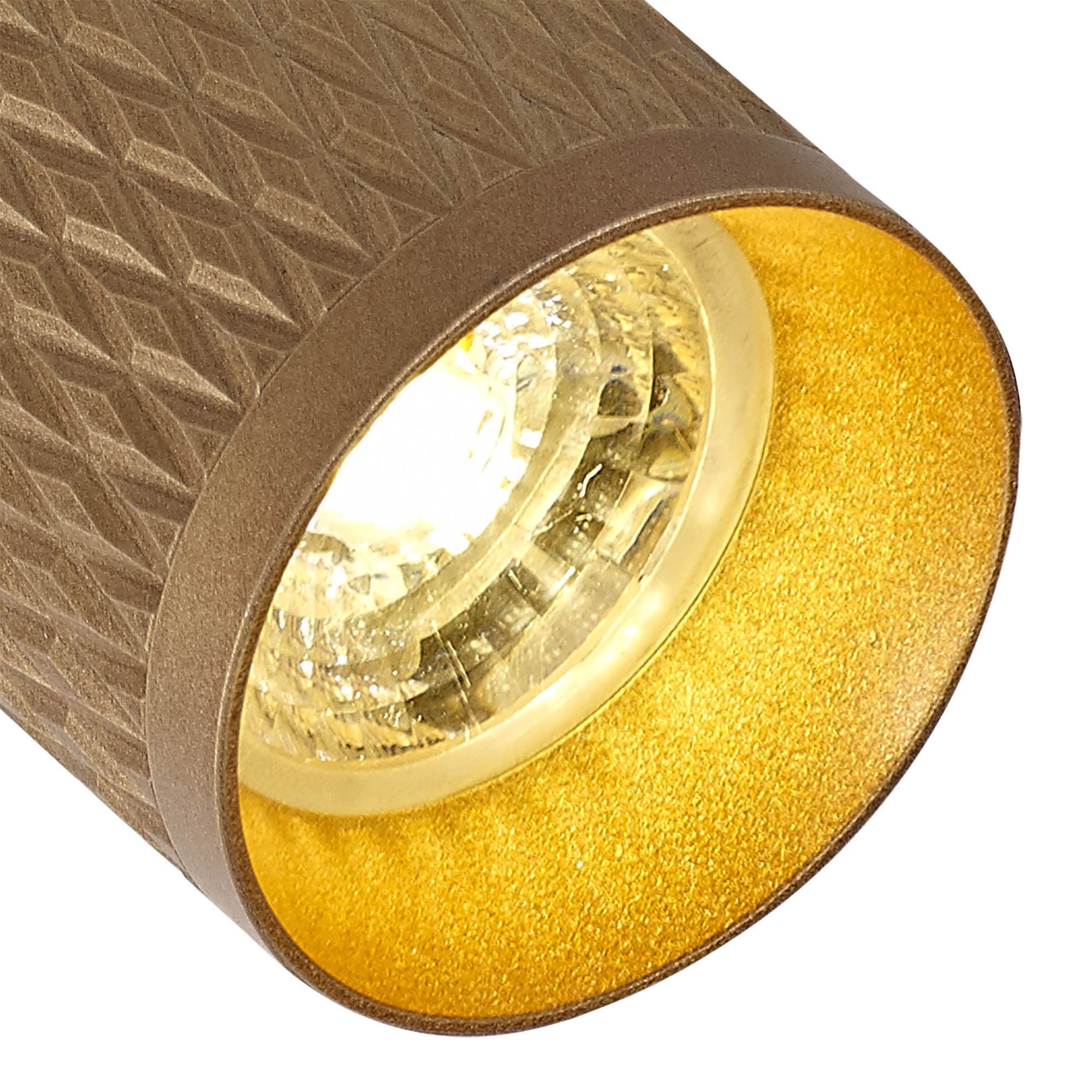 NL80329 Stockholm Track Spot  Light 1 Light Champagne Gold