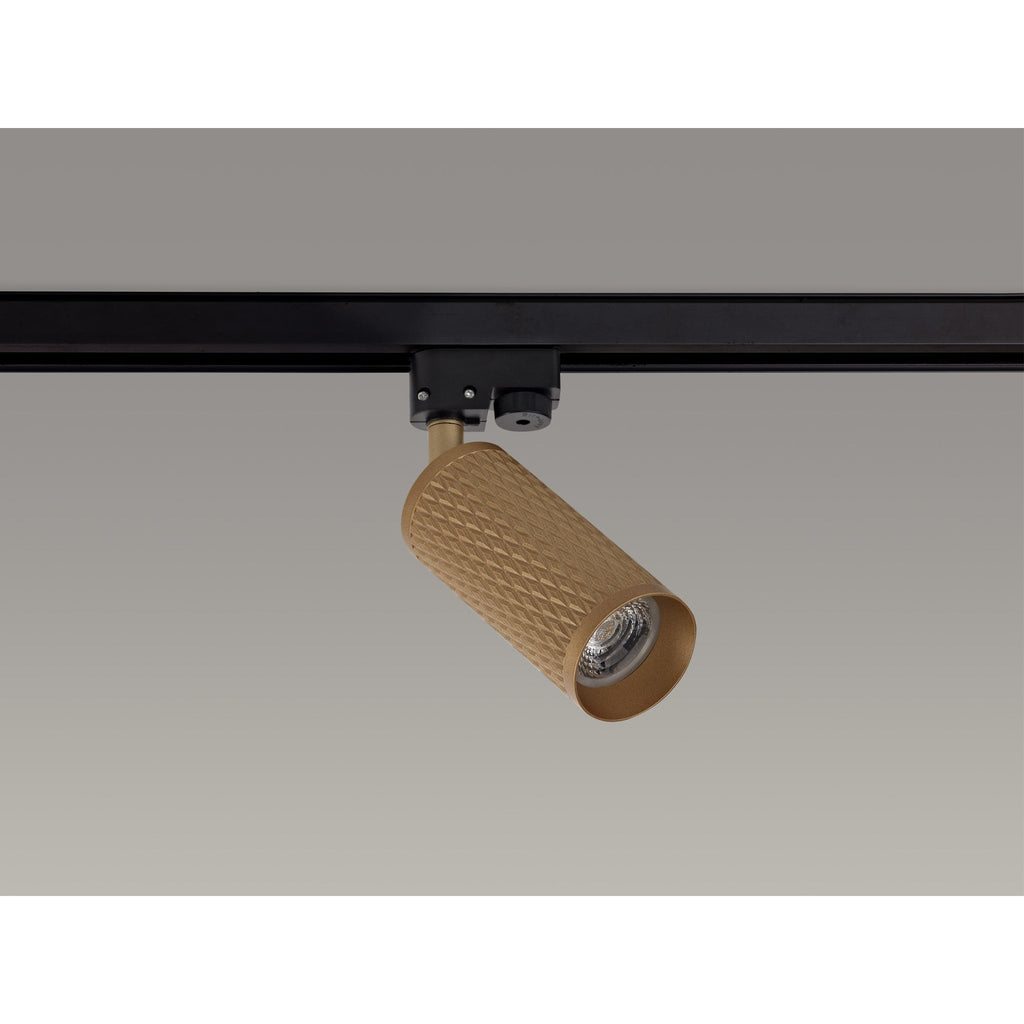 NL80329 Stockholm Track Spot  Light 1 Light Champagne Gold