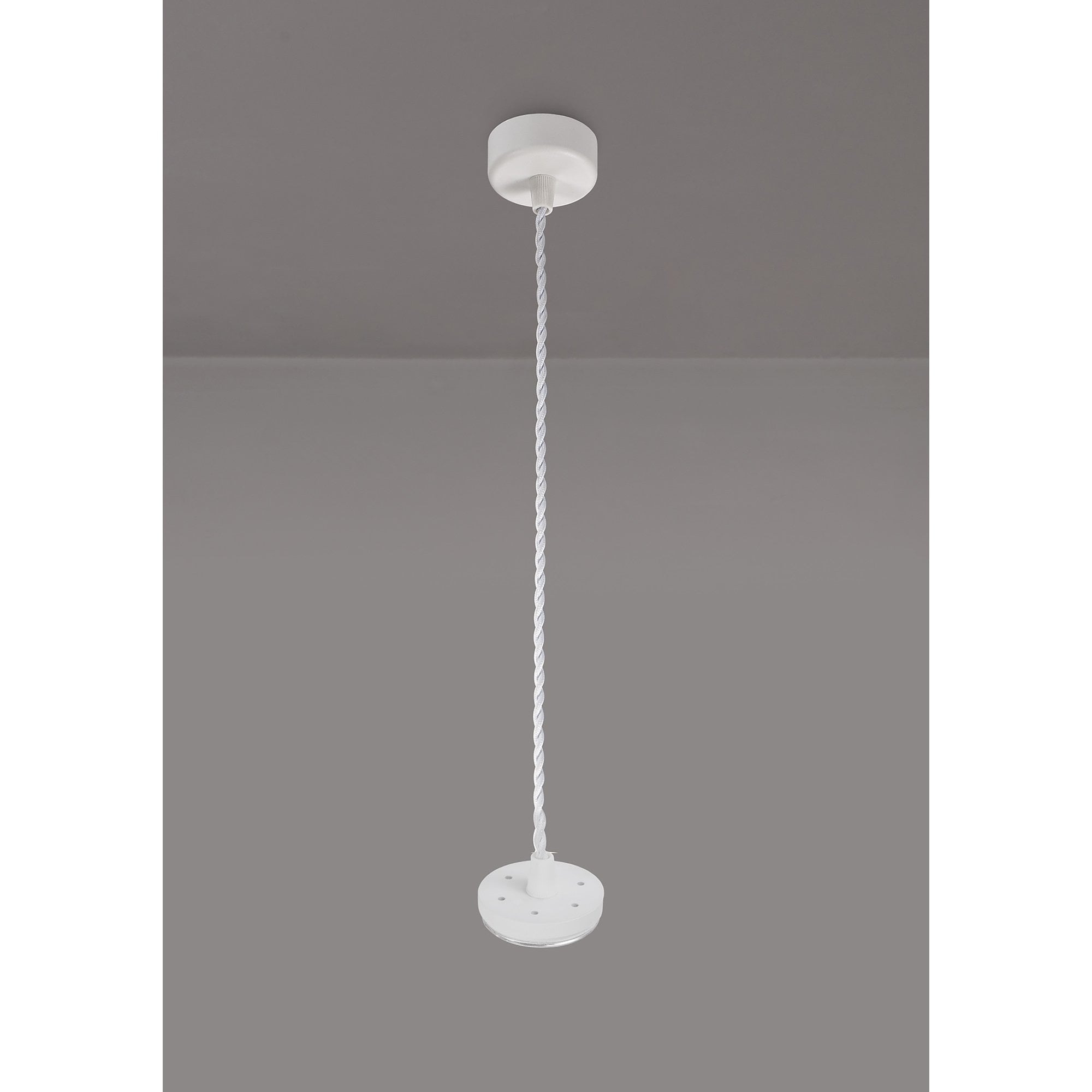 NL80359 Stockholm Pendant  Light Kit 2M 1 Light Sand White