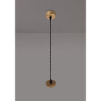 NL80369 Stockholm Pendant  Light Kit 2M 1 Light Champagne Gold