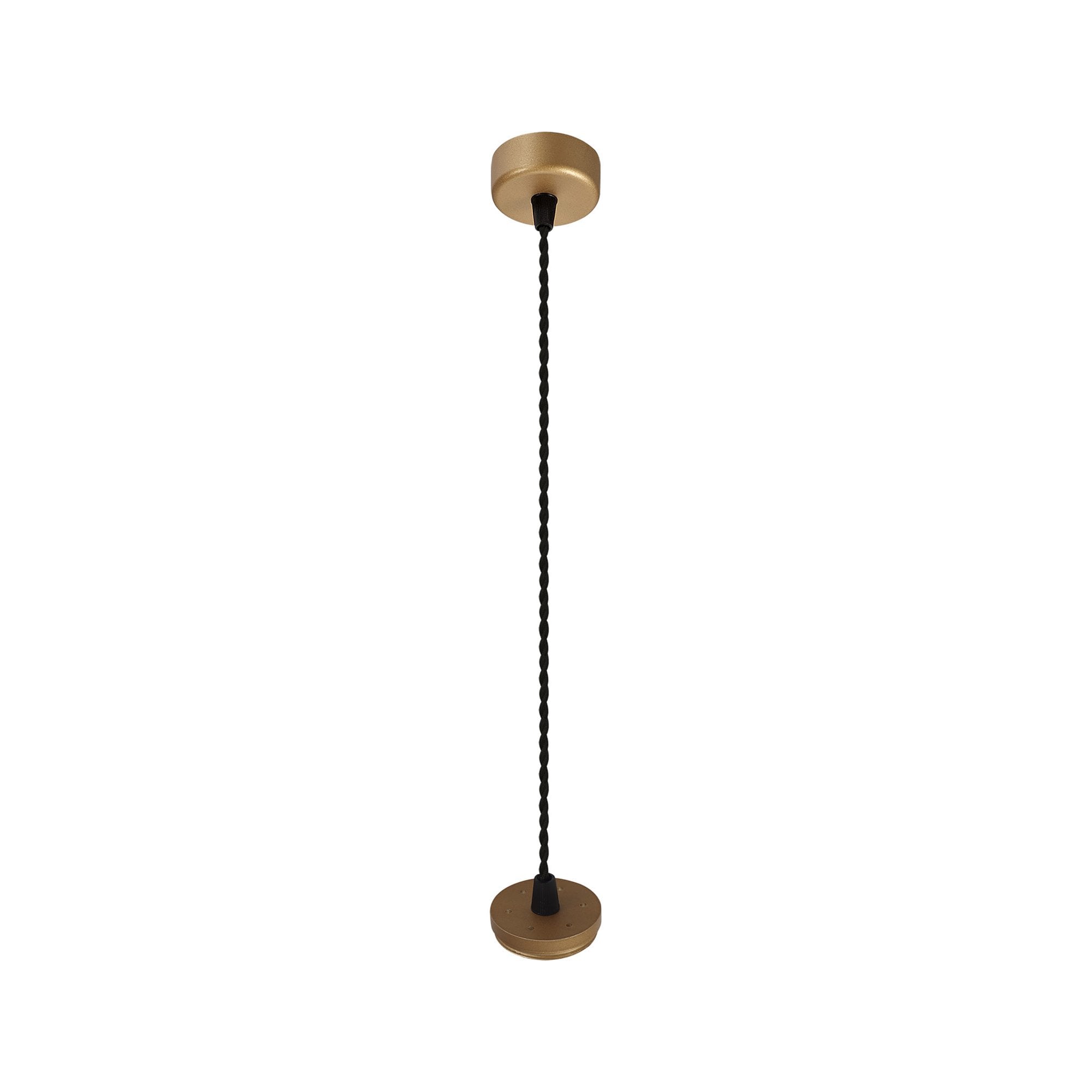 NL80369 Stockholm Pendant  Light Kit 2M 1 Light Champagne Gold