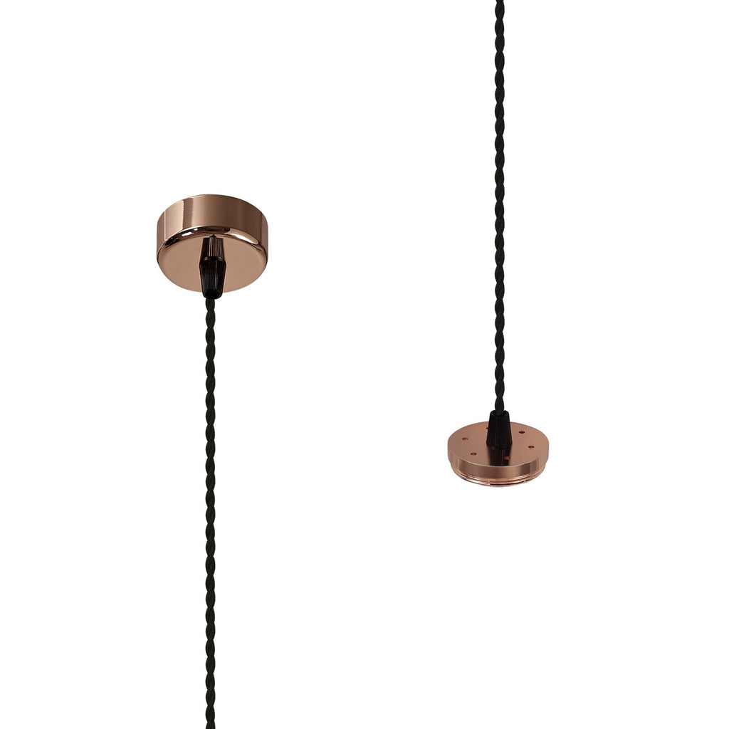 NL80379 Stockholm Pendant  Light Kit 2M 1 Light Rose Gold