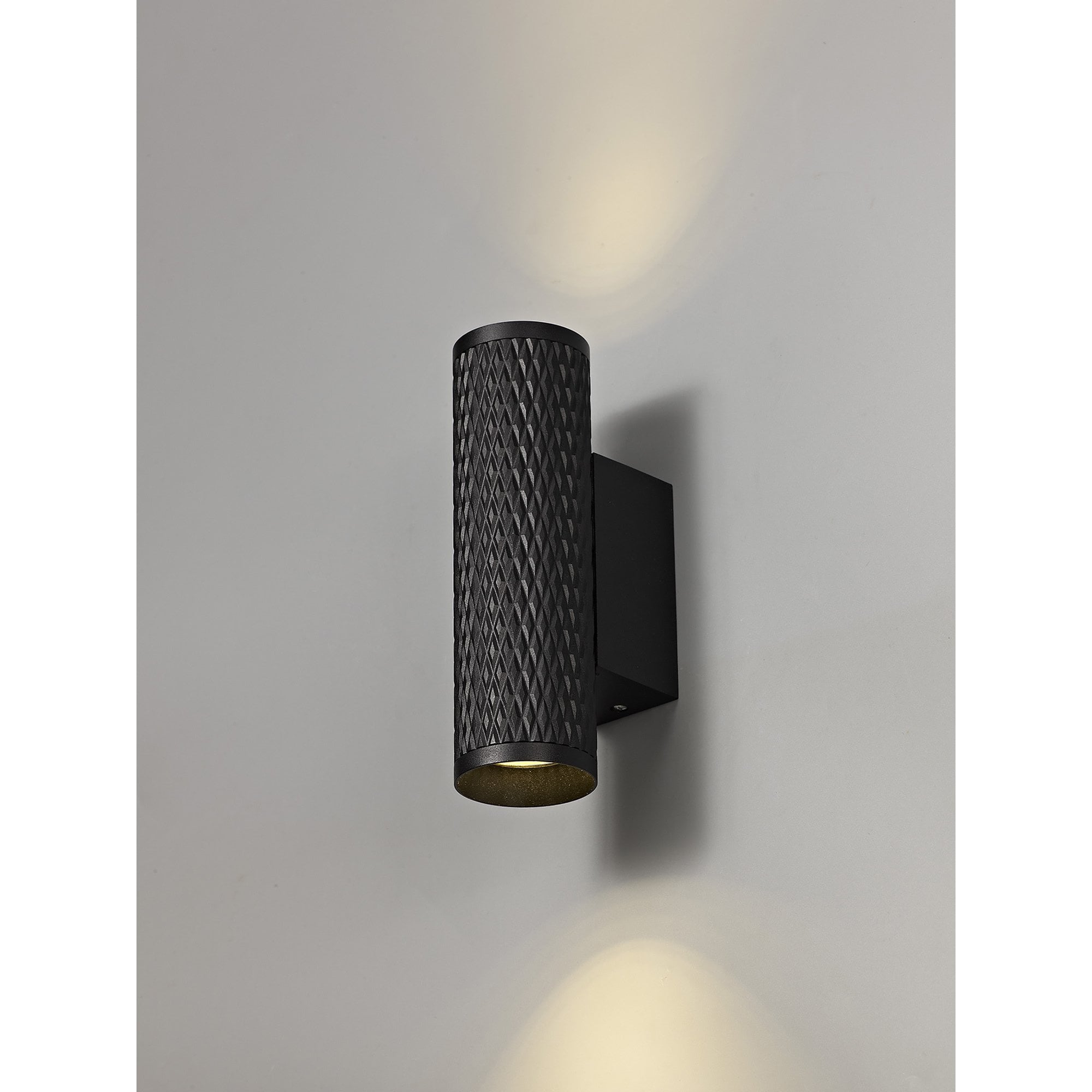 NL80389 Stockholm Wall Lamp 2 Light Sand Black