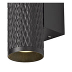 NL80389 Stockholm Wall Lamp 2 Light Sand Black