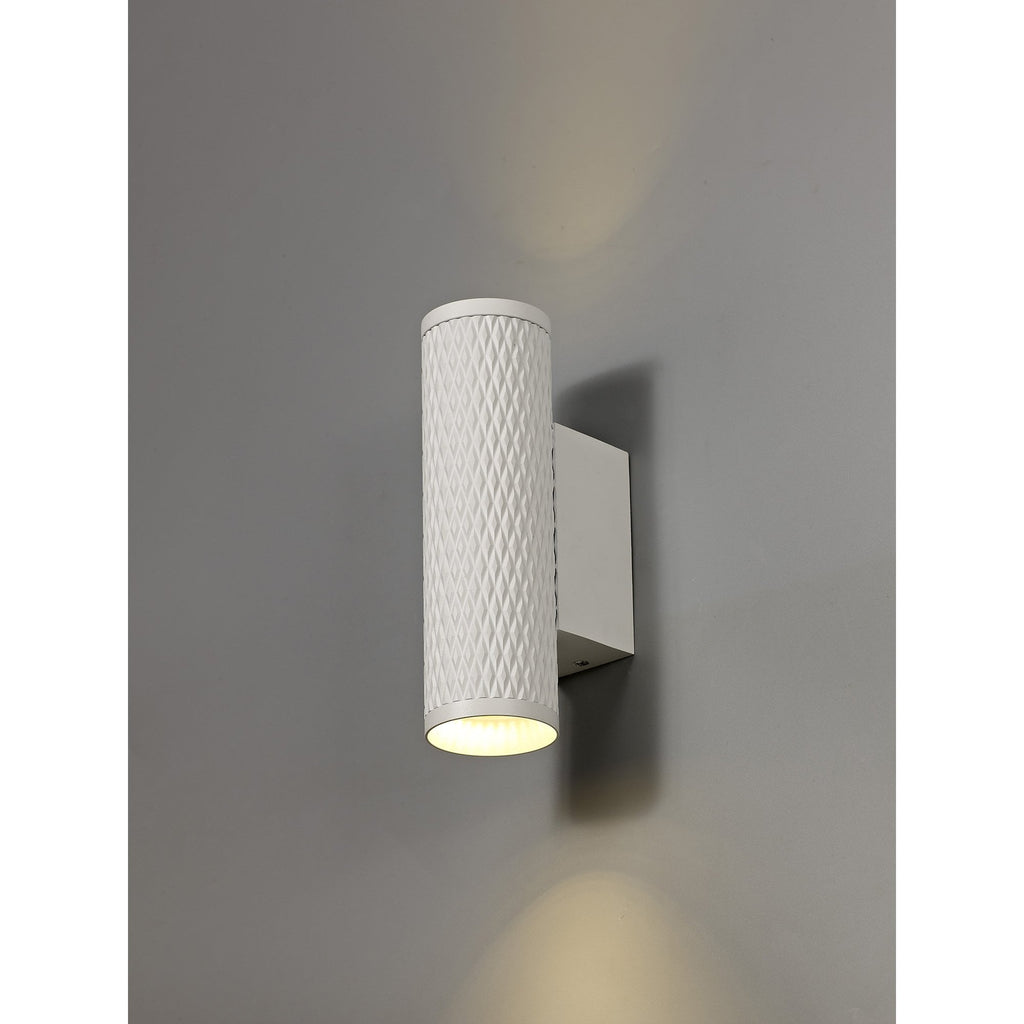 NL80399 Stockholm Wall Lamp 2 Light Sand White