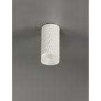 NLK01669 Stockholm 1 Light 11cm Surface Mounted Ceiling Sand White/Acrylic Ring