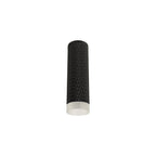 NLK01699 Stockholm 1 Light 20cm Surface Mounted Ceiling Sand Black/Acrylic Ring