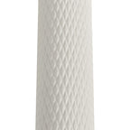 NLK01709 Stockholm  1 Light 20cm Surface Mounted Ceiling Sand White/Acrylic Ring
