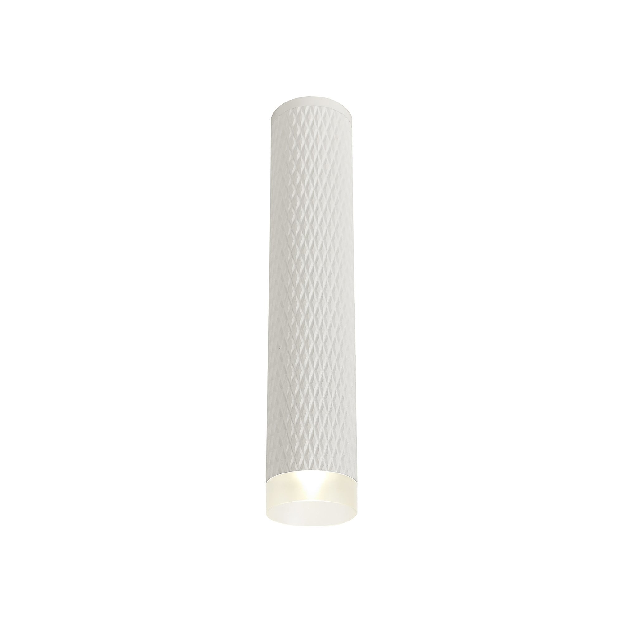 NLK01749 Stockholm 1 Light 30cm Surface Mounted Ceiling Sand White/Acrylic Ring