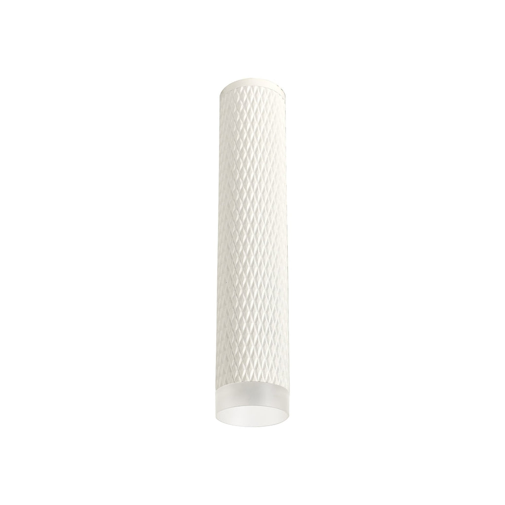 NLK01749 Stockholm 1 Light 30cm Surface Mounted Ceiling Sand White/Acrylic Ring