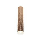 NLK01769 Stockholm 1 Light 30cm Surface Mounted Ceiling Rose Gold/Acrylic Ring