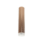 NLK01769 Stockholm 1 Light 30cm Surface Mounted Ceiling Rose Gold/Acrylic Ring