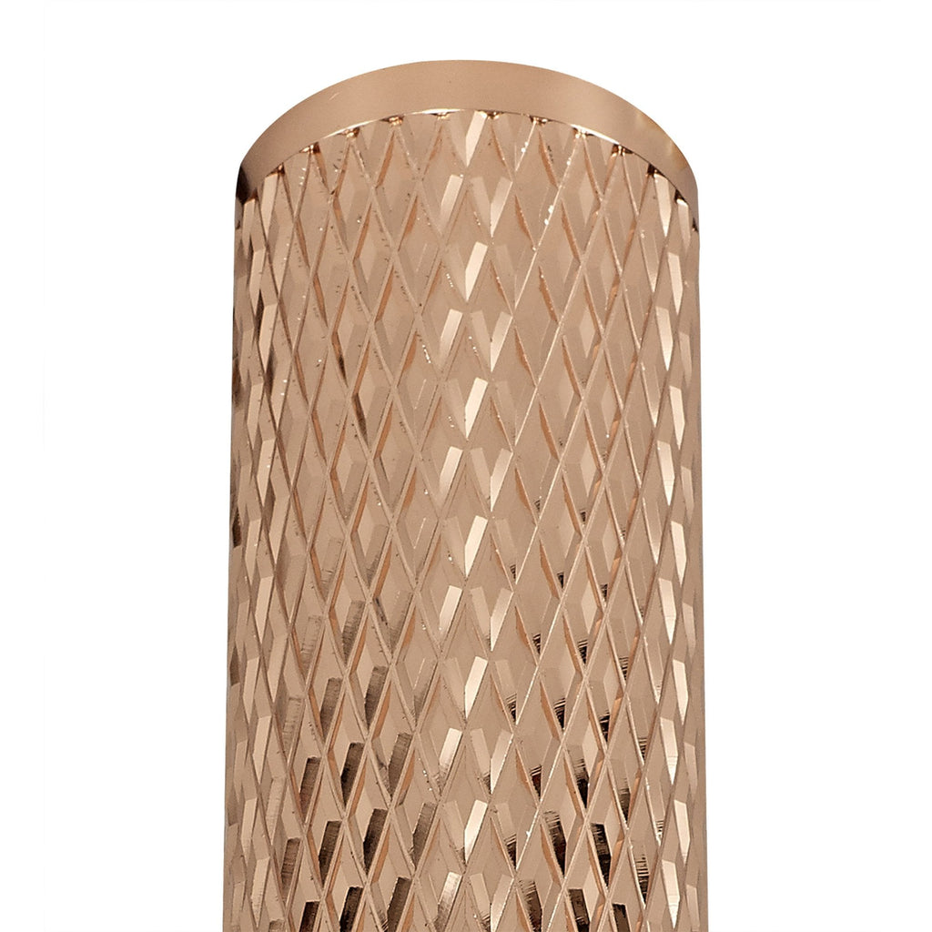 NLK01769 Stockholm 1 Light 30cm Surface Mounted Ceiling Rose Gold/Acrylic Ring