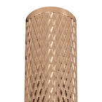 NLK01769 Stockholm 1 Light 30cm Surface Mounted Ceiling Rose Gold/Acrylic Ring