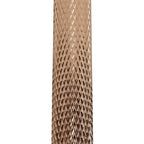 NLK01769 Stockholm 1 Light 30cm Surface Mounted Ceiling Rose Gold/Acrylic Ring