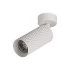 NLK01789 Stockholm 1 Light Surface Mounted Spot Light Sand White/Acrylic Ring