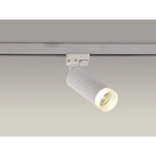 NLK01829 Stockholm 1 Light Track Spot Light Sand White/Acrylic Ring