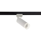 NLK01829 Stockholm 1 Light Track Spot Light Sand White/Acrylic Ring