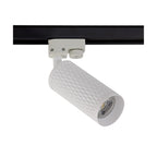 NLK01829 Stockholm 1 Light Track Spot Light Sand White/Acrylic Ring