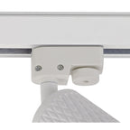 NLK01829 Stockholm 1 Light Track Spot Light Sand White/Acrylic Ring