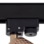 NLK01849 Stockholm 1 Light Track Spot Light Rose Gold/Acrylic Ring