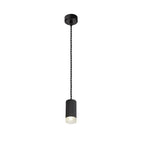 NLK01859 Stockholm 1 Light 11cm Pendant  Light Sand Black/Acrylic Ring
