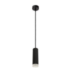 NLK01869 Stockholm 1 Light 20cm Pendant  Light Sand Black/Acrylic Ring