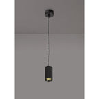 NLK01889 Stockholm 1 Light 11cm Pendant  Light Sand Black
