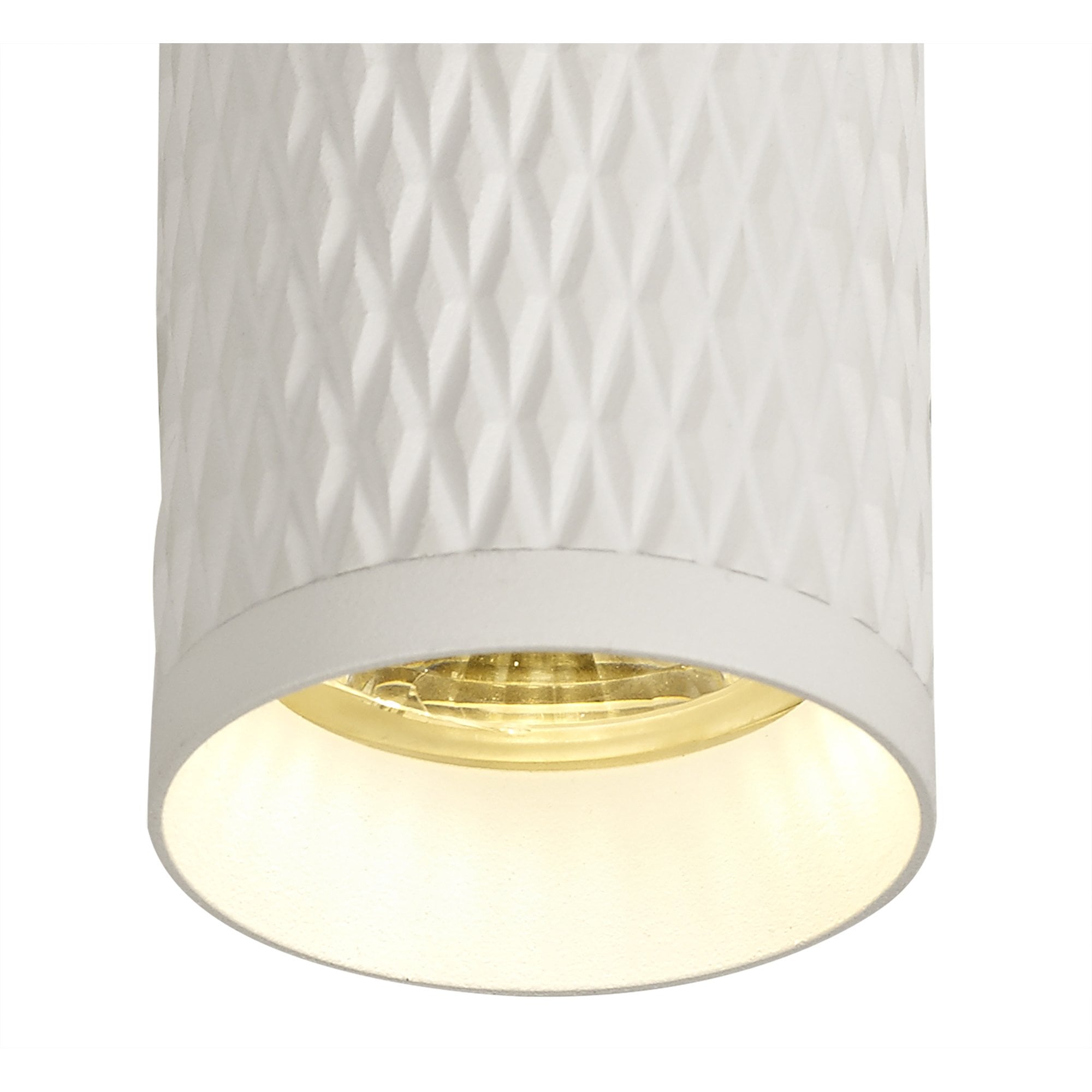 NLK01919 Stockholm 1 Light 11cm Pendant  Light Sand White/Acrylic Ring