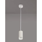 NLK01919 Stockholm 1 Light 11cm Pendant  Light Sand White/Acrylic Ring