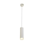 NLK01929 Stockholm 1 Light 20cm Pendant  Light Sand White/Acrylic Ring