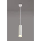 NLK01929 Stockholm 1 Light 20cm Pendant  Light Sand White/Acrylic Ring