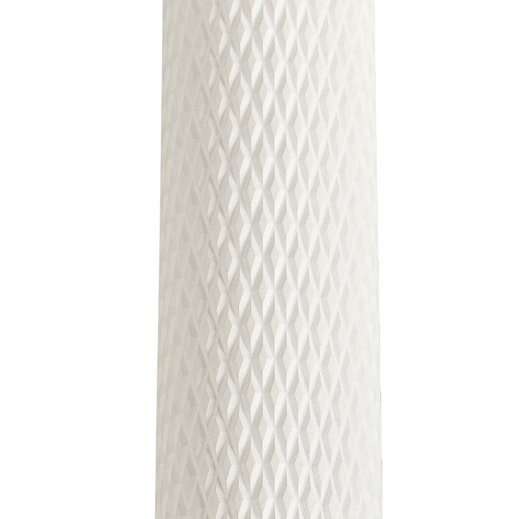 NLK01939 Stockholm 1 Light 30cm Pendant  Light Sand White/Acrylic Ring