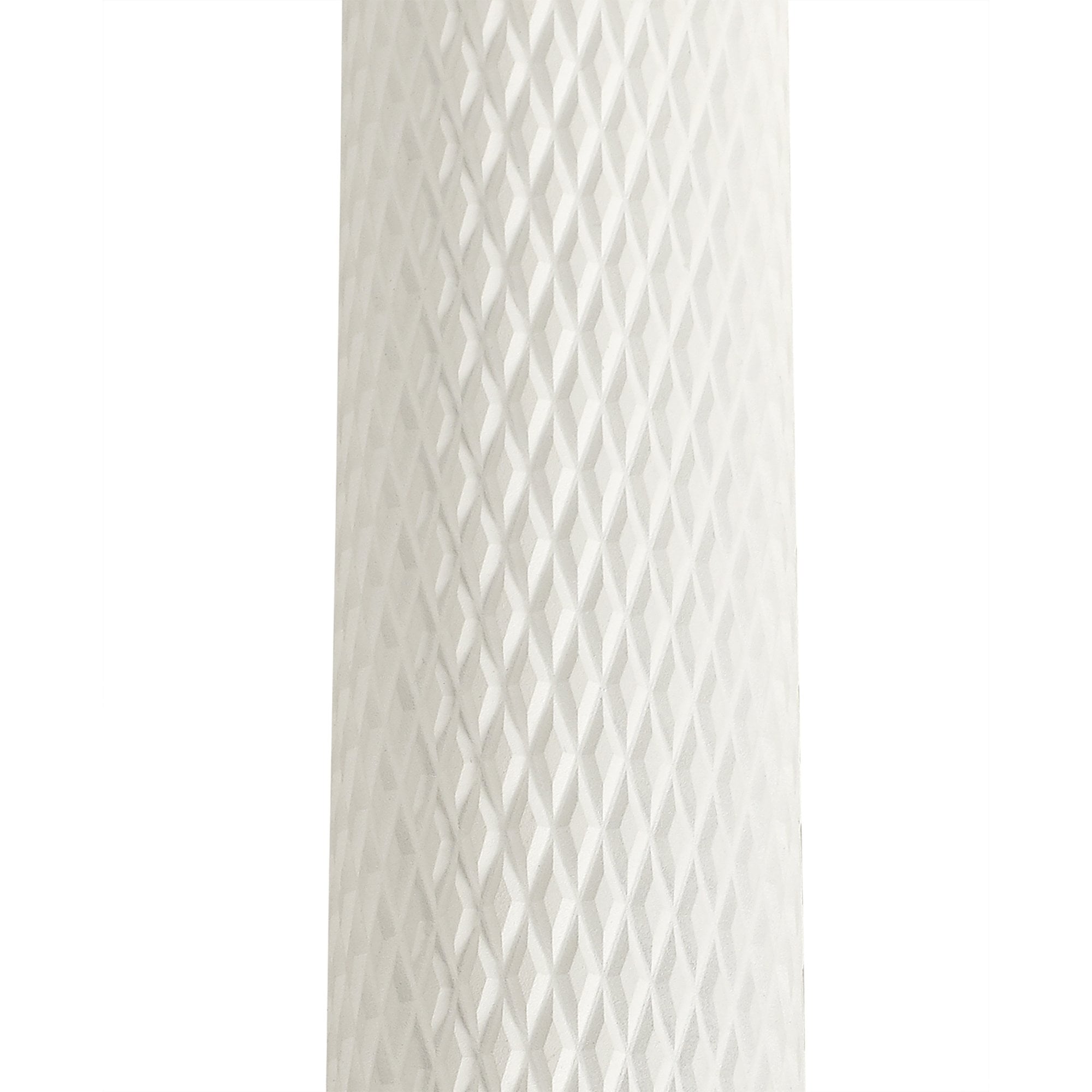 NLK01939 Stockholm 1 Light 30cm Pendant  Light Sand White/Acrylic Ring