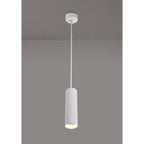 NLK01959 Stockholm 1 Light 20cm Pendant  Light Sand White