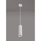 NLK01959 Stockholm 1 Light 20cm Pendant  Light Sand White