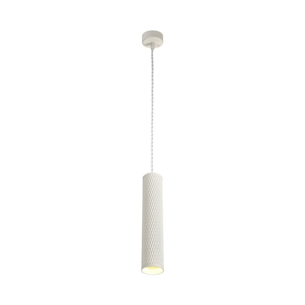 NLK01969 Stockholm 1 Light 30cm Pendant  Light Sand White