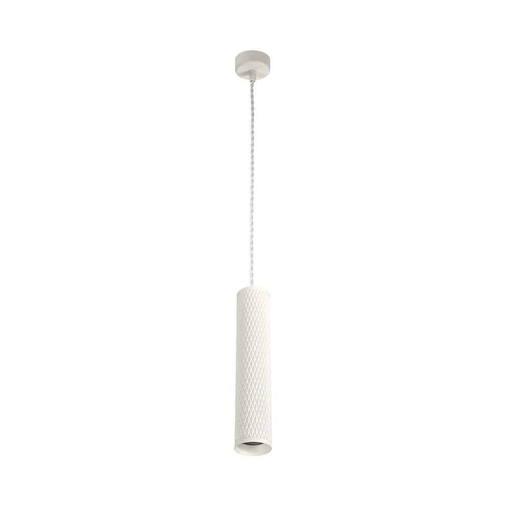 NLK01969 Stockholm 1 Light 30cm Pendant  Light Sand White