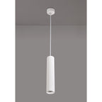 NLK01969 Stockholm 1 Light 30cm Pendant  Light Sand White