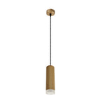 NLK01989 Stockholm 1 Light 20cm Pendant  Light Champagne Gold/Acrylic Ring