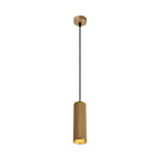 NLK02019 Stockholm 1 Light 20cm Pendant  Light Champagne Gold