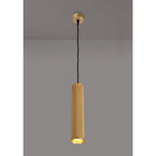 NLK02029 Stockholm 1 Light 30cm Pendant  Light Champagne Gold