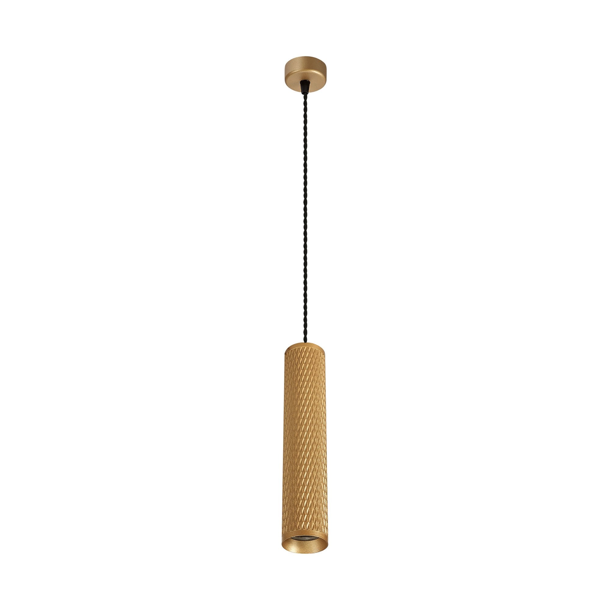 NLK02029 Stockholm 1 Light 30cm Pendant  Light Champagne Gold